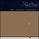Screen shot of the Angels Event Experience Ltd website.