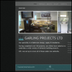 Screen shot of the Garling Projects Ltd website.