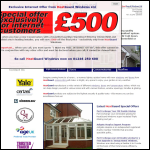 Screen shot of the Home Guard Double Glazing Ltd website.