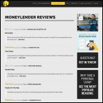 Screen shot of the Moneylender Ltd website.