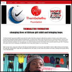 Screen shot of the Thembalethu Foundation Ltd website.