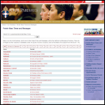 Screen shot of the The Clifton Catholic Diocesan Education Foundation website.