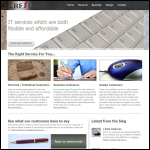 Screen shot of the Crest It Services Ltd website.