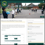 Screen shot of the South Benfleet Primary School website.