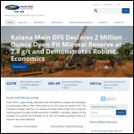 Screen shot of the Md Mining Ltd website.