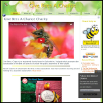 Screen shot of the Give Bees A Chance Ltd website.
