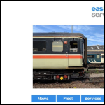 Screen shot of the Eastern Rail Services Ltd website.