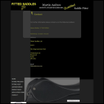 Screen shot of the Fitted Saddles Ltd website.