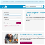 Screen shot of the Shorrock Sandip website.
