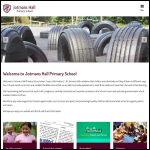 Screen shot of the Jotmans Hall Primary School website.