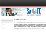 Screen shot of the Sa It Consultancy Ltd website.