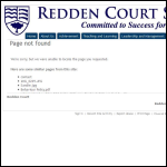 Screen shot of the Redden Court School website.