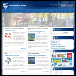 Screen shot of the Great Marlow School website.