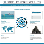 Screen shot of the South East Bunkers Ltd website.