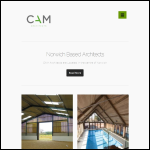 Screen shot of the C M Architect Ltd website.