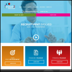 Screen shot of the Access Recruit Ltd website.
