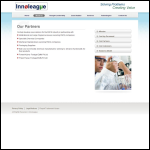Screen shot of the Innoleague Ltd website.