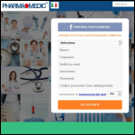 Screen shot of the Pharmamedic Ltd website.