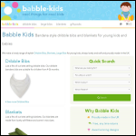 Screen shot of the Babblebib Ltd website.