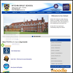 Screen shot of the Hitchin Girls' School website.