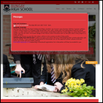 Screen shot of the Bungay High School website.