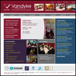 Screen shot of the Vandyke Upper School website.
