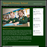 Screen shot of the Tatworth Primary School website.