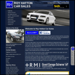 Screen shot of the Hatton Car Sales Ltd website.