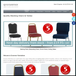 Screen shot of the Grosvenor Fabrications Ltd website.