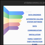 Screen shot of the A1 Datanetworks Ltd website.