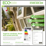 Screen shot of the Triple A Eco Windows Ltd website.