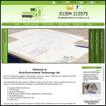 Screen shot of the Built Environment Technology Ltd website.