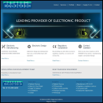 Screen shot of the Daletech Electronics Ltd website.
