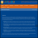Screen shot of the Happy Moves Ltd website.