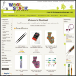 Screen shot of the Woolstack Ltd website.