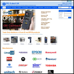 Screen shot of the P. C. Cubed (UK) Ltd website.