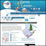 Screen shot of the Santa Letters Direct Ltd website.