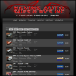 Screen shot of the Kevins Ltd website.