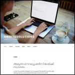 Screen shot of the Amrita Solutions Ltd website.