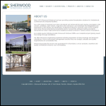 Screen shot of the Sherwood Architects Ltd website.