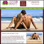 Screen shot of the Tanning Lounge & Beauty Ltd website.