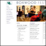Screen shot of the Boxwood It Ltd website.
