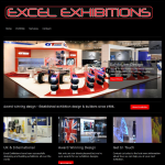 Screen shot of the Excel Exhibitions (UK) Ltd website.