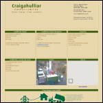 Screen shot of the Craigahulliar Energy Ltd website.