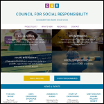 Screen shot of the Portsmouth Diocesan Council for Social Responsibility website.