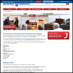 Screen shot of the Methodist Insurance Services Ltd website.