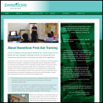 Screen shot of the Sweetlove Training Ltd website.