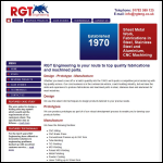 Screen shot of the R G Trade Supplies & Engineering Ltd website.