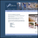 Screen shot of the Laundry Works website.