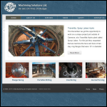 Screen shot of the Machining Solutions Ltd website.